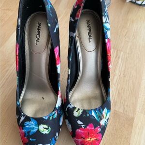 Xappeal Multicolor Floral Heels Stilettos High Never Worn